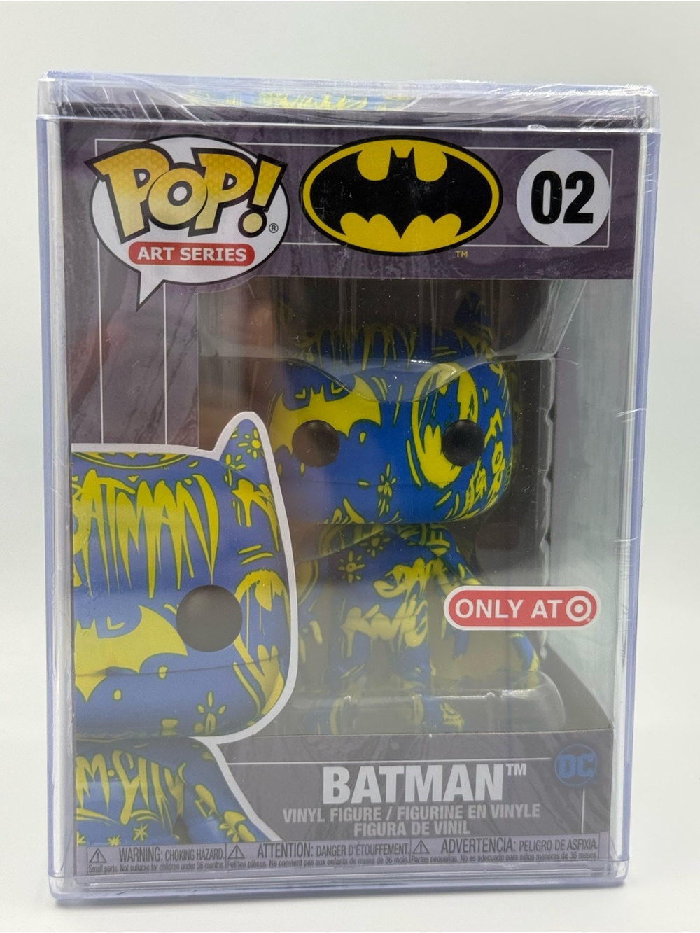 Funko Pop Batman #02 Art Series Target Exclusive Sealed in Pop Stack